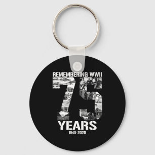Ending Of Ww2 75th Anniversary 1945 2020 Ve Vj D T Keychain