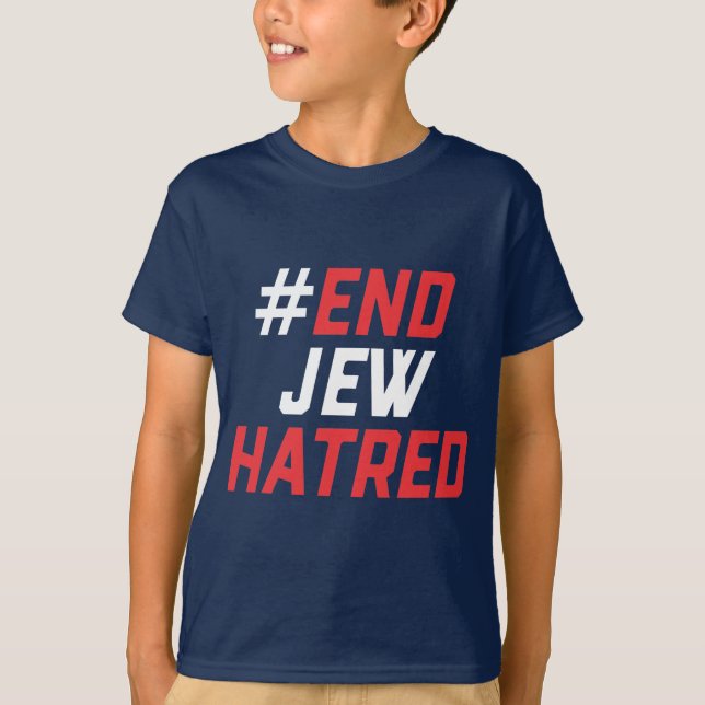 #EndJewHatred Boy's Classic Rally T-Shirt  (Front)