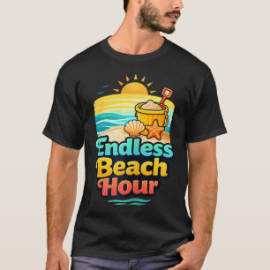 Endless Beach Hour Tropical Summer T-Shirt