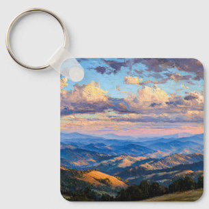 Endless Blue Horizons Keychain