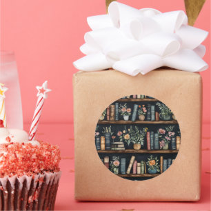  Endless Books Retro Classic Round Sticker