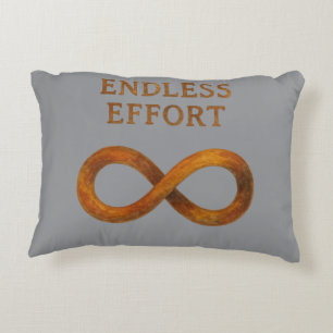 Endless Effort: The Power of Perseverance Accent Pillow
