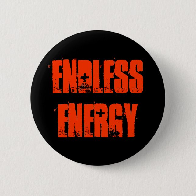 Endless Energy 2 Inch Round Button (Front)