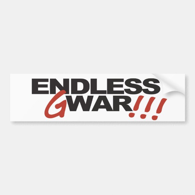 Endless Gwar Bumper Sticker (Front)