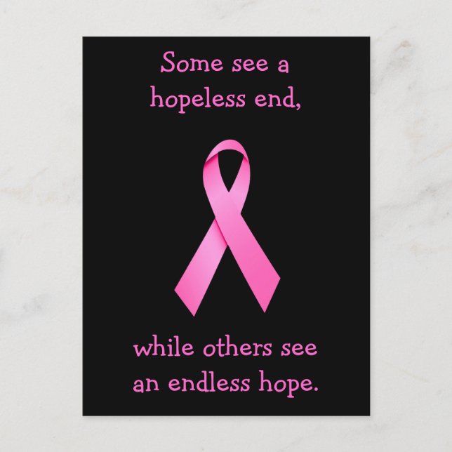 Endless Hope Cancer Awareness Postcard (Front)