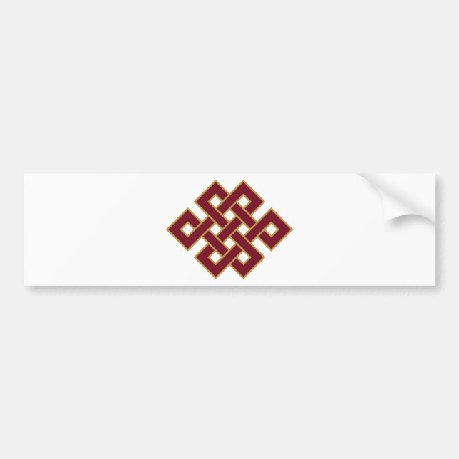 Endless knot bumper sticker (Front)