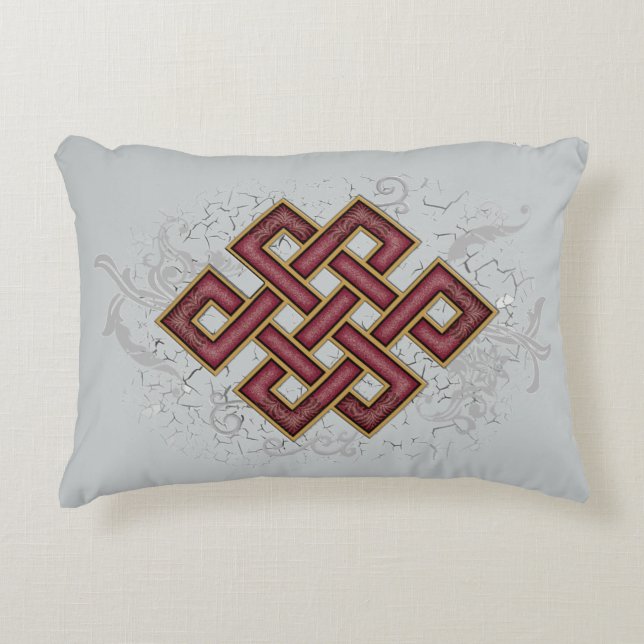 Endless Knot Decorative Pillow (Front)