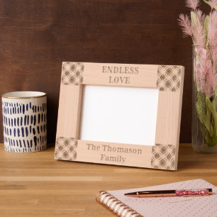 Endless Love Custom Family Name Picture Frame