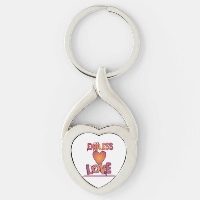 Endless love keychain (Front)