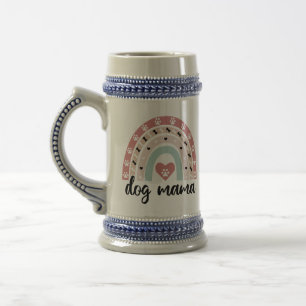 Endless love shared between humans and Canine. Beer Stein
