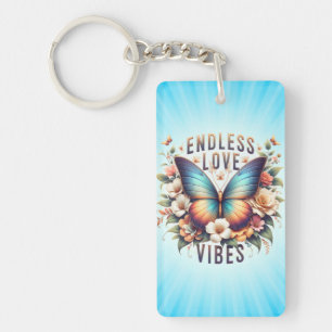 Endless Love Vibes Butterfly Art-96281 Keychain