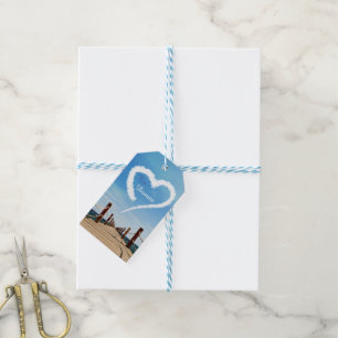 Endless Path Heart-Shaped Cloud Gift Tags