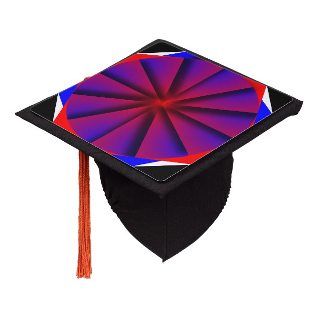 Endless Pinwheel by Kenneth Yoncich Graduation Cap Topper (Angled)