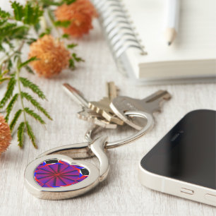 Endless Pinwheel by Kenneth Yoncich Keychain