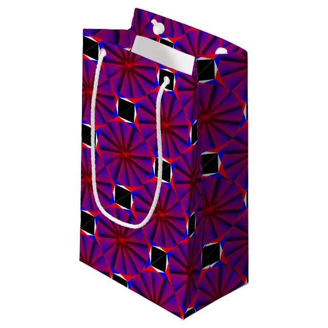 Endless Pinwheel [S] by Kenneth Yoncich Small Gift Bag (Front Angled)