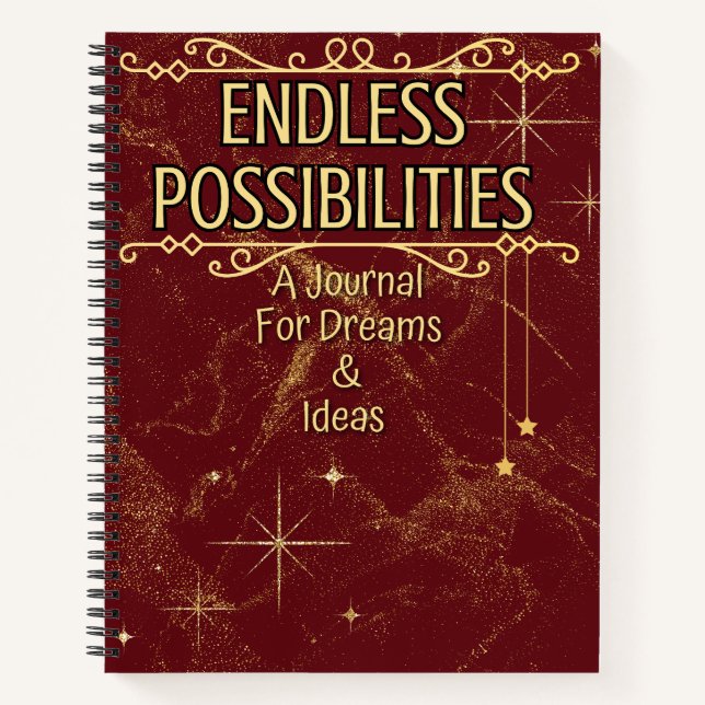 Endless Possibilities  Notebook (Front)