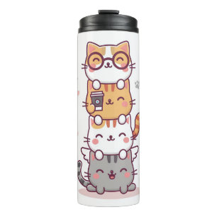 Endless Purrfection - Cat Squad Thermal Tumbler