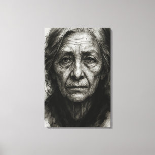 Endless Silence – Wrinkled Truth Canvas Print