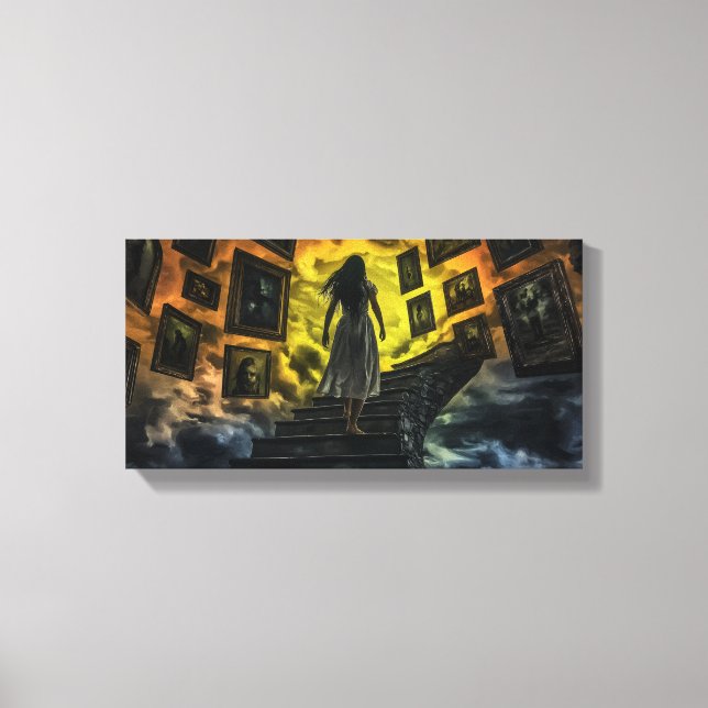 Endless stairs of memory Stretched Canvas Print (Front)