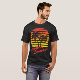 Endless Summer 80s Tropical Sunset T-Shirt