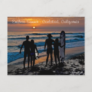 Endless Summer in Carlsbad, California (USA) Postcard