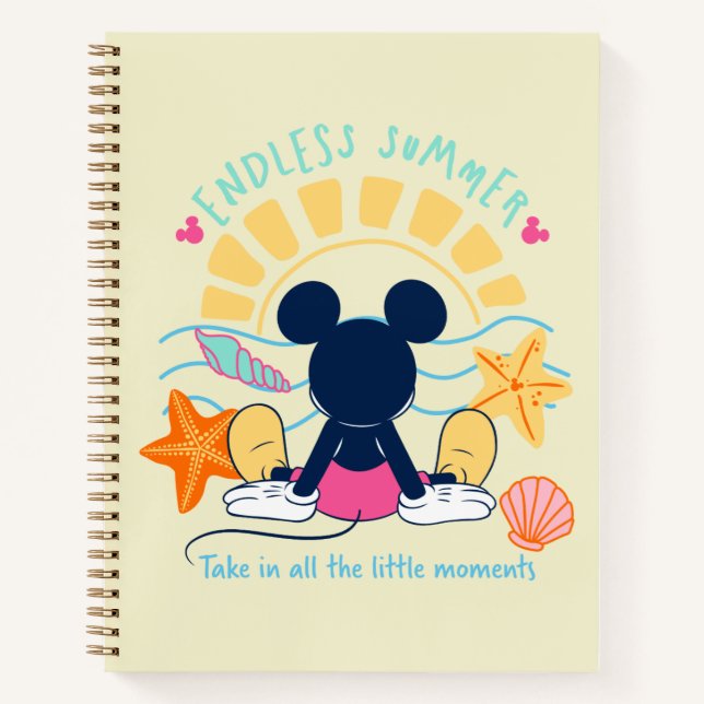 Endless Summer Mickey Mouse Notebook (Front)