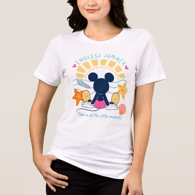 Endless Summer Mickey Mouse Tri-Blend Shirt (Front)