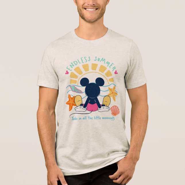Endless Summer Mickey Mouse Tri-Blend Shirt (Front)