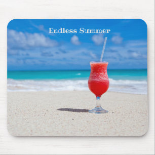 Endless Summer Tropical Beach Mouse Pad