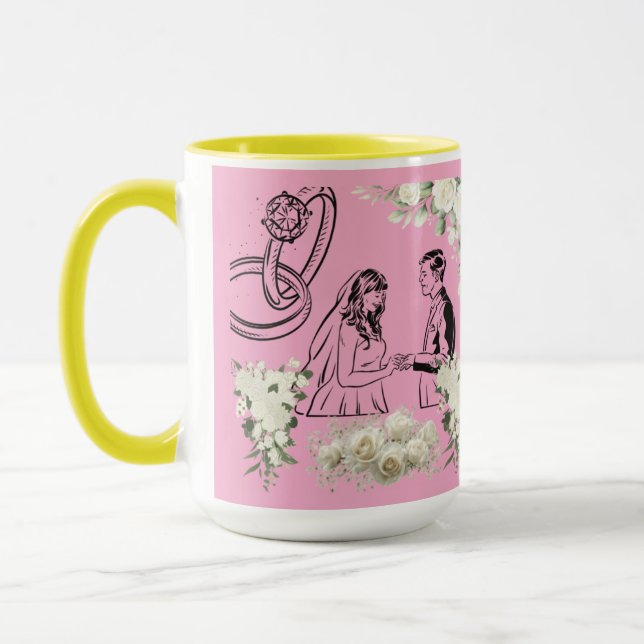 Endless vow magic pink mug (Left)