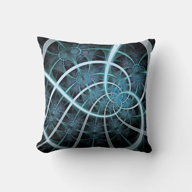 Endless Web Throw Pillow (Front)