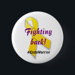 'Endo Fight' Button<br><div class="desc">Stay inspired to rise above the challenges of the #endolife March is Endometriosis Awareness Month.</div>