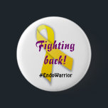 'Endo Fight' Button<br><div class="desc">Stay inspired to rise above the challenges of the #endolife March is Endometriosis Awareness Month.</div>