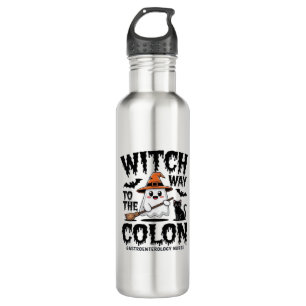 Endo Nurse Halloween Gastrointestinal Nurse Ghost  710 Ml Water Bottle