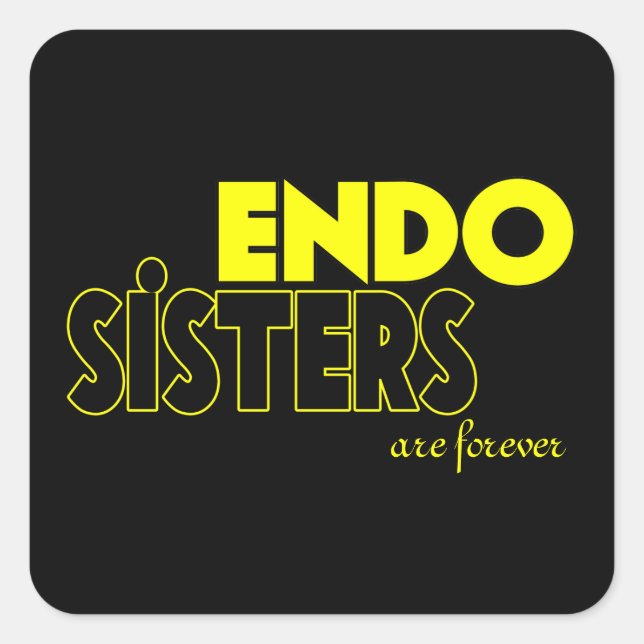 ENDO SISTER ENDOMETRIOSIS Sticker (Front)