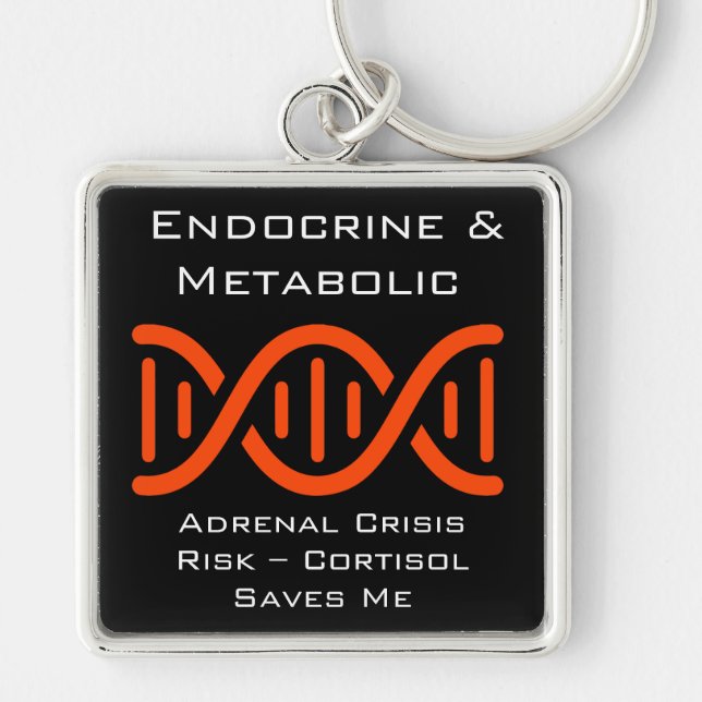  Endocrine & Metabolic Alert Keychain (Front)