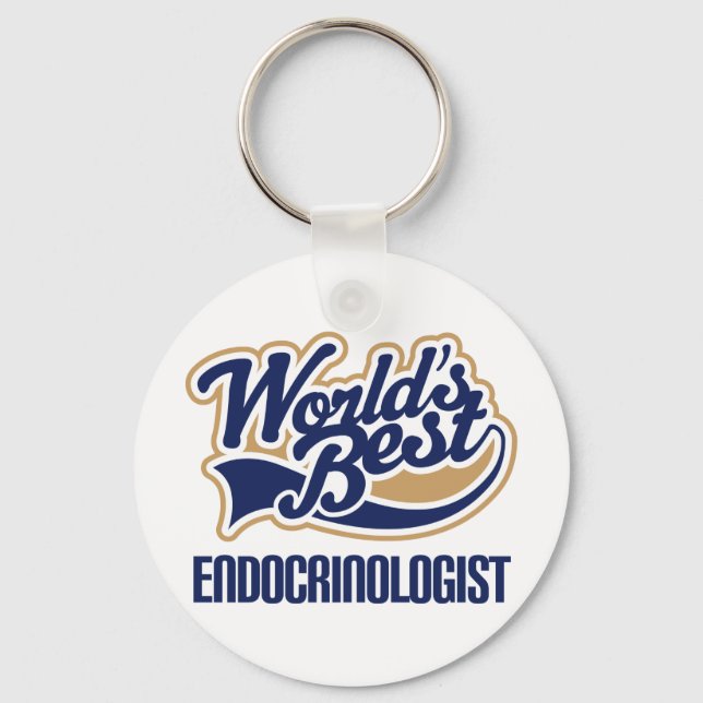 Endocrinologist Gift Keychain (Front)