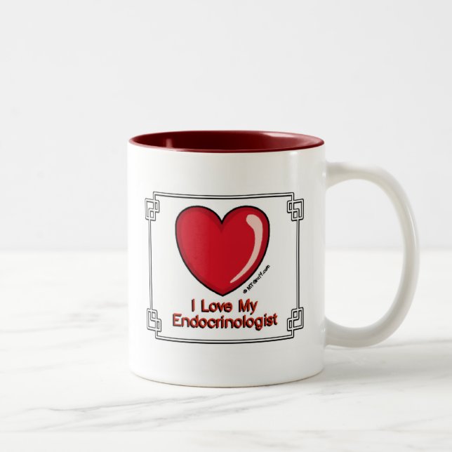 Endocrinologist Two-Tone Coffee Mug (Right)
