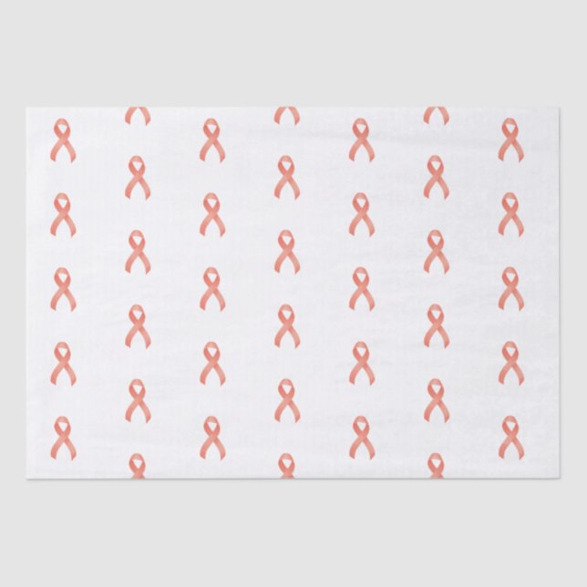 Endometrial Cancer Awareness Wrapping Paper Sheets (Front)