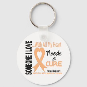 Endometrial Cancer Needs A Cure 3 Keychain
