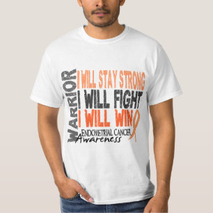 Endometrial Cancer Warrior T-Shirt