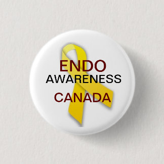 Endometriosis Awareness 1 Inch Round Button