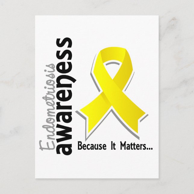 Endometriosis Awareness 5 Postcard (Front)