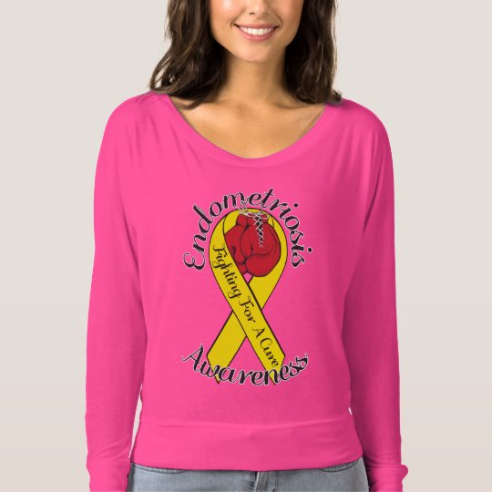 ENDOMETRIOSIS AWARENESS Bella+Canvas Long Sleeves T-shirt