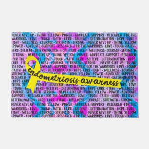 Endometriosis Awareness Doormat