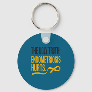 Endometriosis awareness - endometriosis  keychain