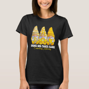 Endometriosis Awareness Month Yellow Ribbon Gnomie T-Shirt