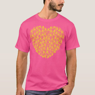 Endometriosis Awareness Ribbon Heart T-Shirt