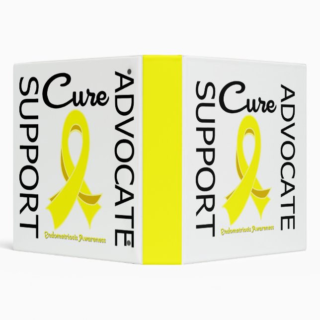Endometriosis Support Advocate Cure Binder (Background)