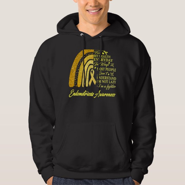 Endometriosis Warrior 3 Hoodie (Front)